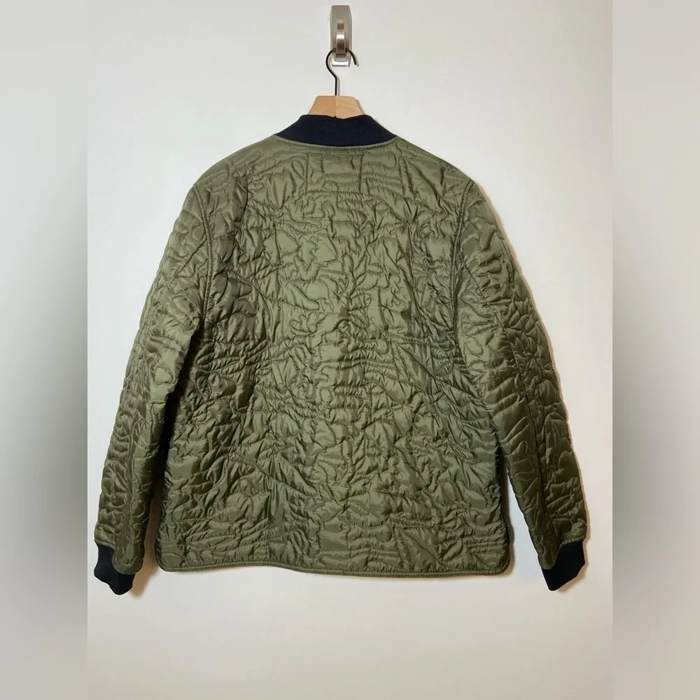 NEW MENS TRUE RELIGION Green CAMO QUILTED LINER JACKET Sz XL